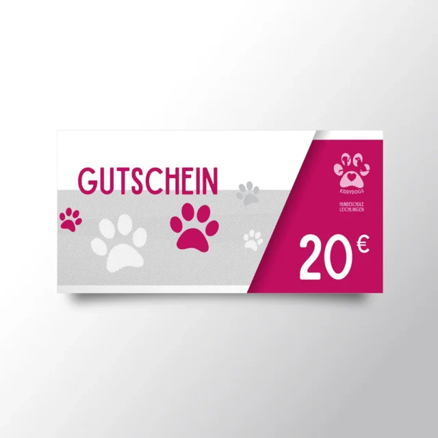 kiddydogs Hundeschule Leichlingen - Gutschein 20 Euro