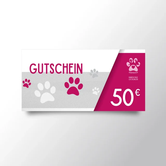 kiddydogs Hundeschule Leichlingen - Gutschein 50 Euro